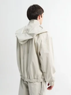 Windbreaker i Lysegrå Dragt