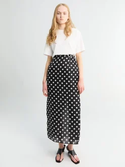 Winton Skirt i Medium Dot Sort