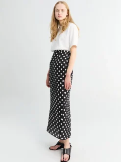 Winton Skirt i Medium Dot Sort