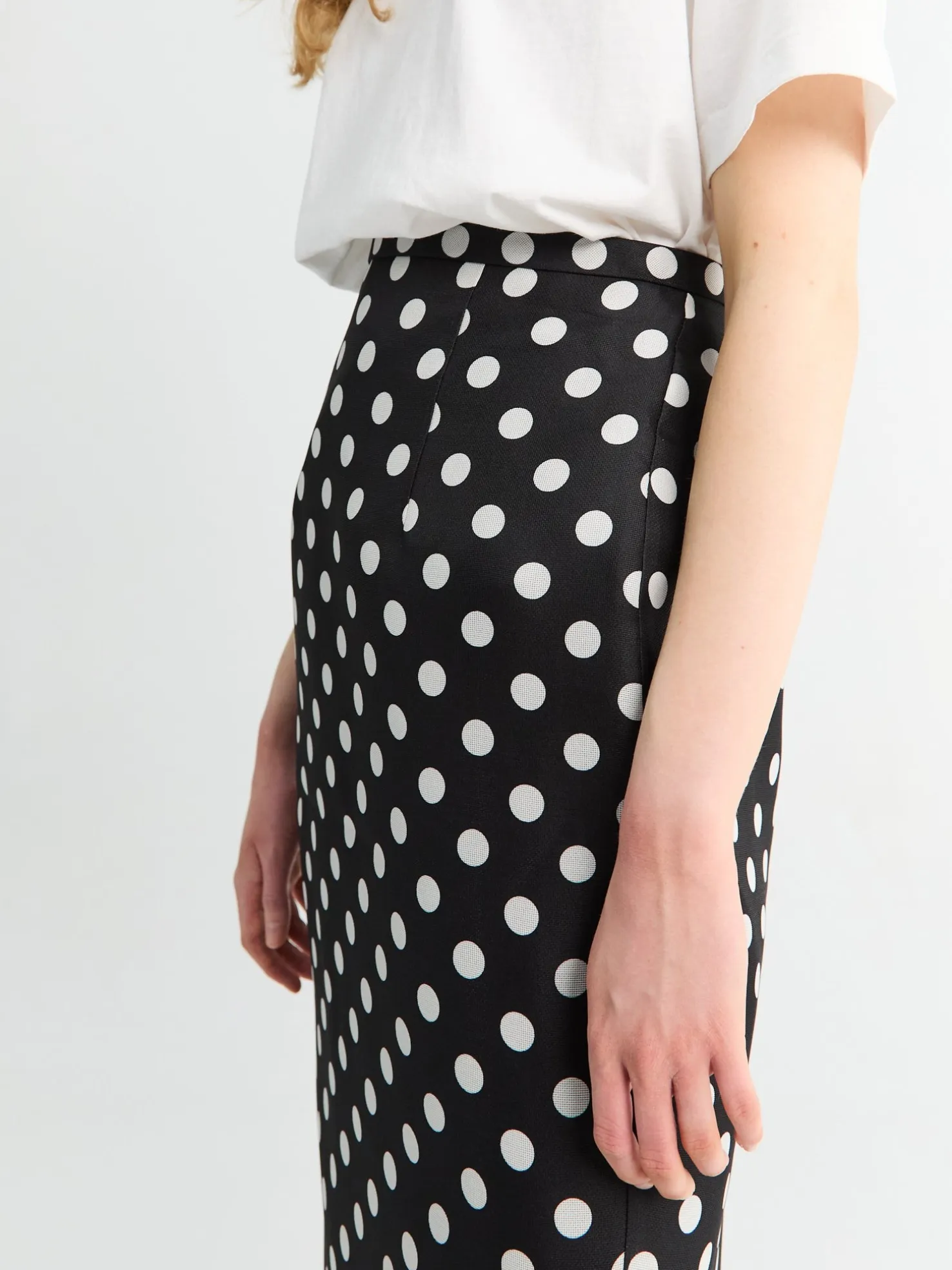 Winton Skirt i Medium Dot Sort