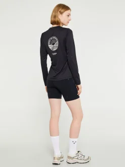 Women's Balance Long Sleeve T-Shirt i Black