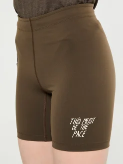 Women's Balance Short Tights i Dusty Brown