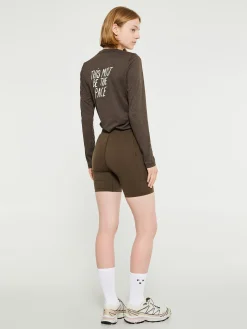 Women's Balance Short Tights i Dusty Brown