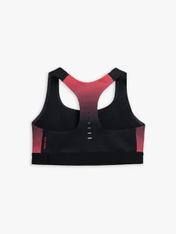 Women's Swift HS Bra NRG i Sort, Bright Crimson og Metallic Sølv